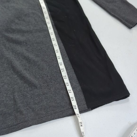 Cabi Sweater Womens Small Gray $4307 Dakota Oversized Color Block Hooded - Picture 9 of 9